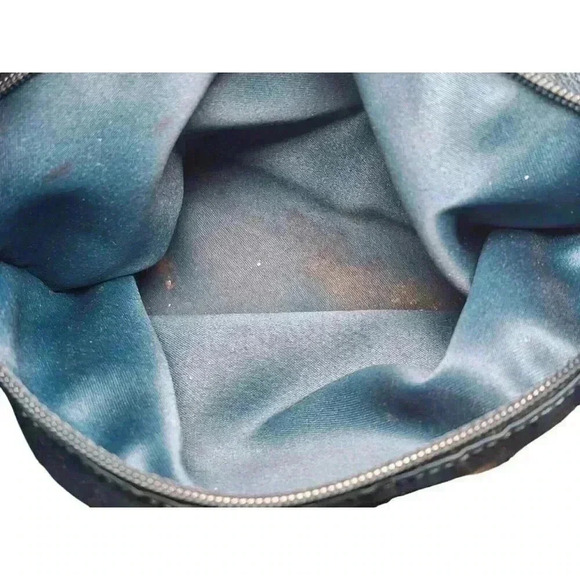 Coach Madison Signature Op Art Black Canvas Top Handle Satchel Shoulder Bag - Picture 11 of 16